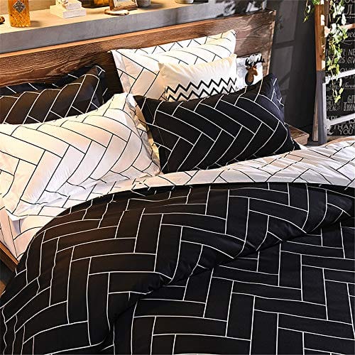 Imagen ¡Renueva tu habitación con el exclusivo Set de Cama Fansu Geometría Negra!