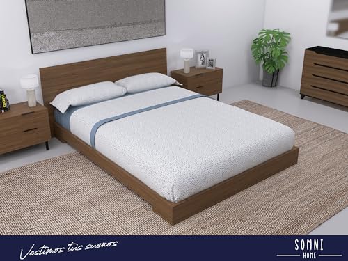 Imagen juego de sabanas estampadas somnihome modelo lia para cama 90