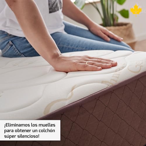 Imagen experimenta el lujo de descansin colchon 150x190 premium firmeza para tu espalda 30 noches de prueba anti alergico y antiacaros individual o matrimonial